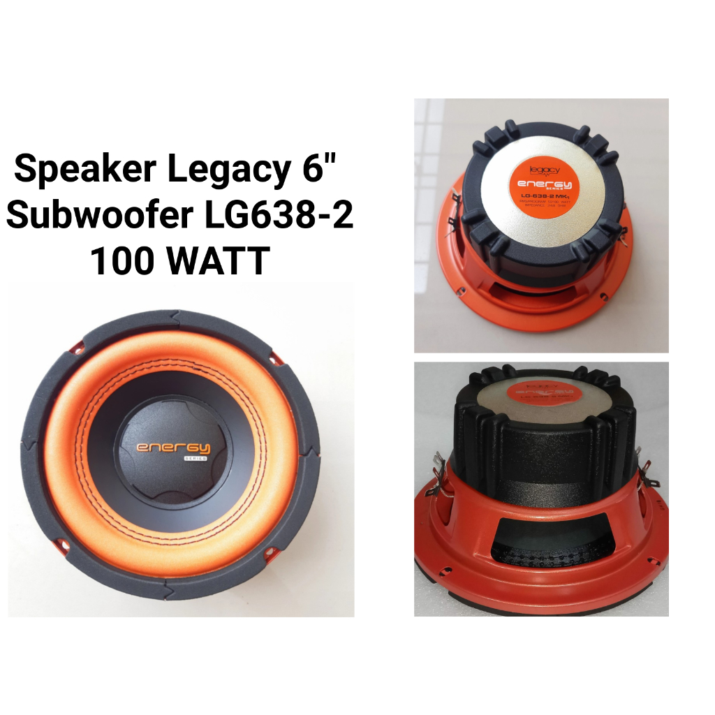 LEGACY Speaker Subwoofer 6 Inch Legacy LG 638-2 Speaker Legacy 6" LG6382 Speaker 6" Legacy LG 638-2