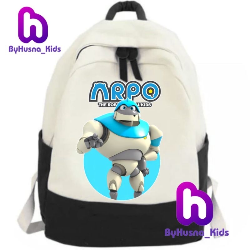 TAS RANSEL ANAK KARAKTER ARPO THE ROBOT KARTUN BACKPACK ANAK TK/SD UNISEX CEWE COWO