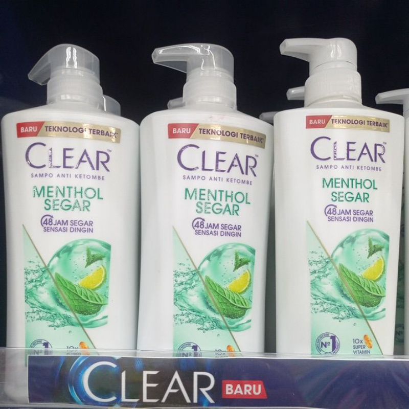 clear shampoo menthol 660 / 400 ml