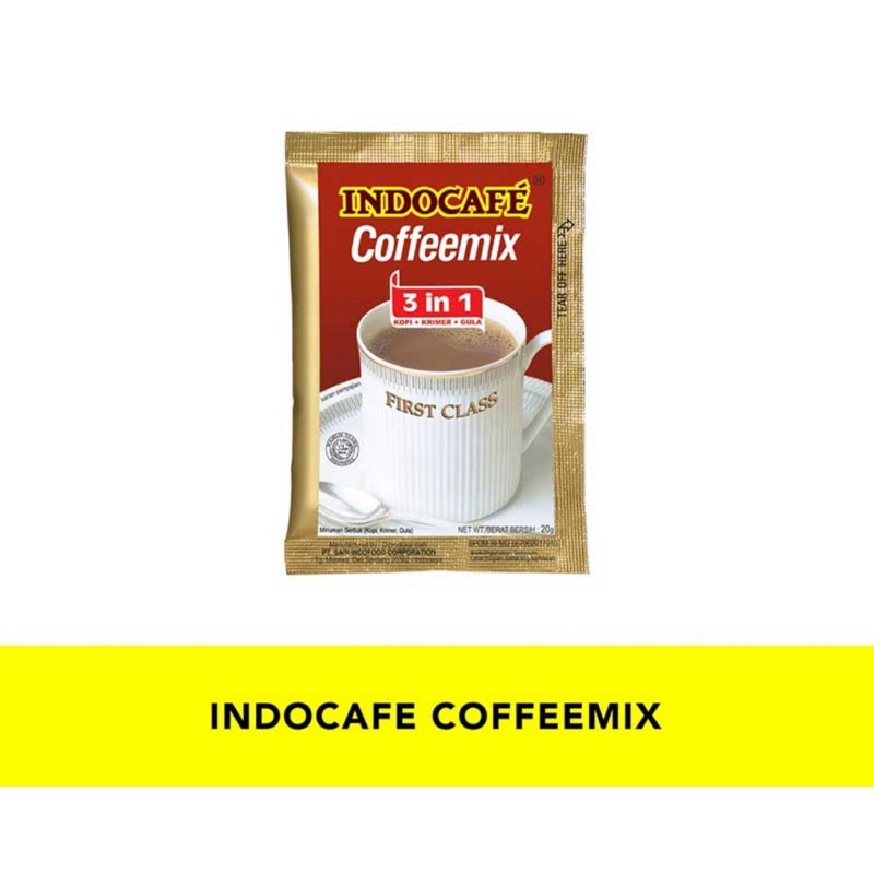 

Indocafe coffemix kopi sachet instant 3 in one isi 10 sachet