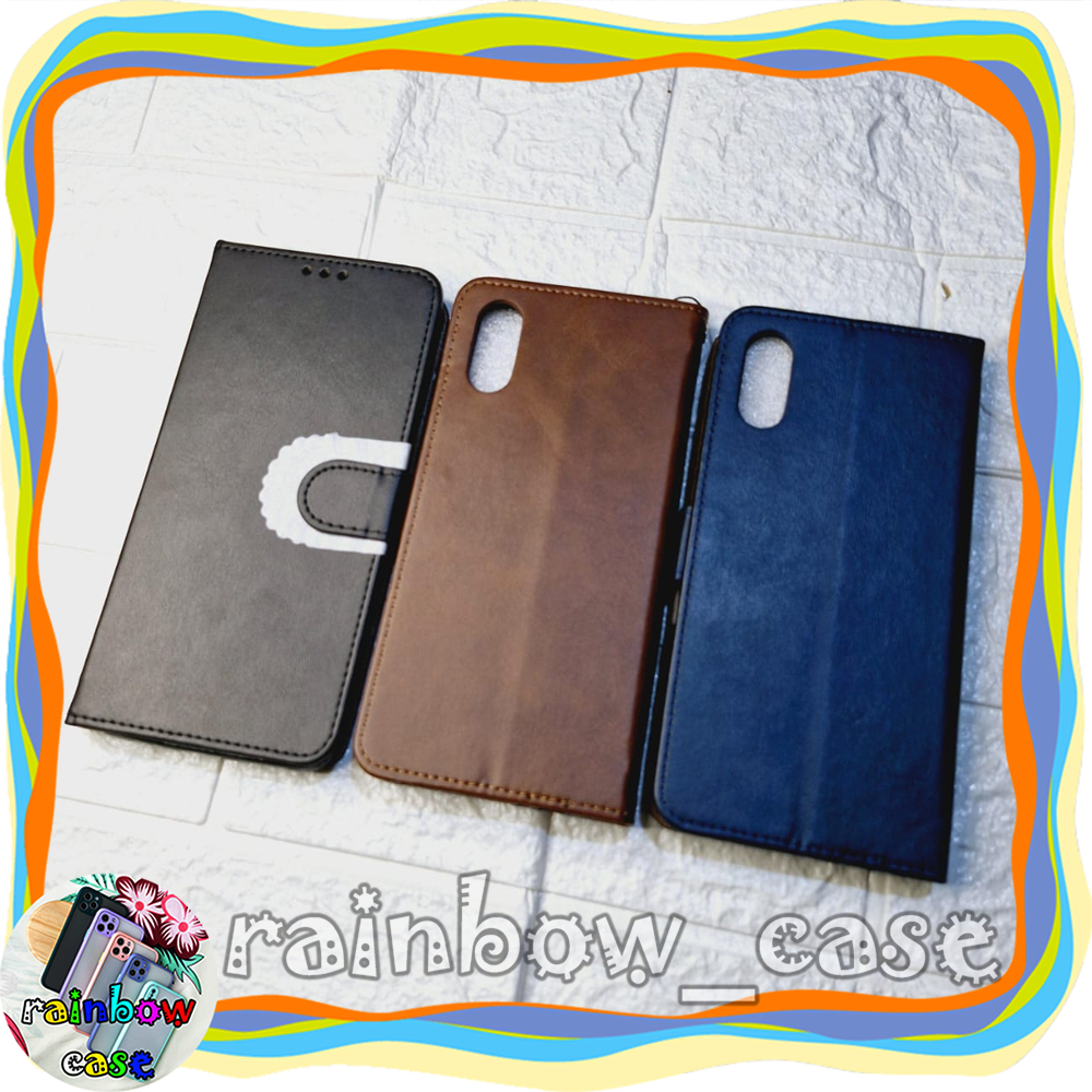 SAMSUNG A02 / M02 CASE FLIP LEATHER DOMPET LIPAT