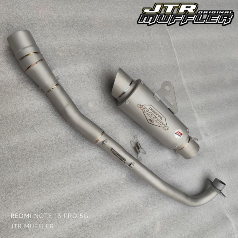 Knalpot Original JTR jupiter z jupiter z1 vega revo blade supra x 125 supra fit kharisma smash shogu