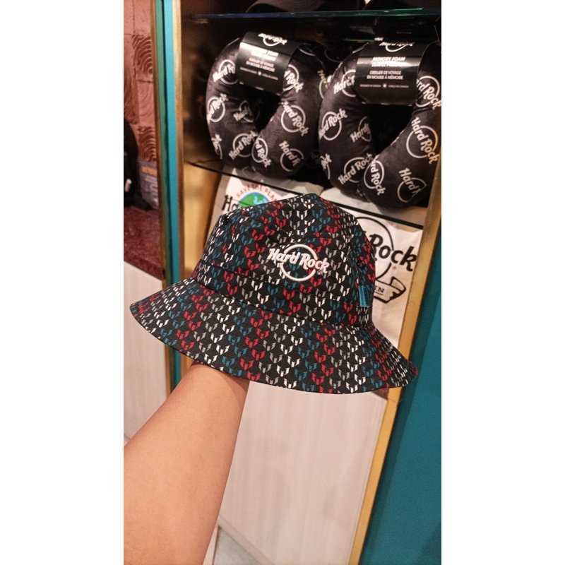 HARDROCK CAFE BALI topi bucket hat messi special edition NEW ORIGINAL 100%