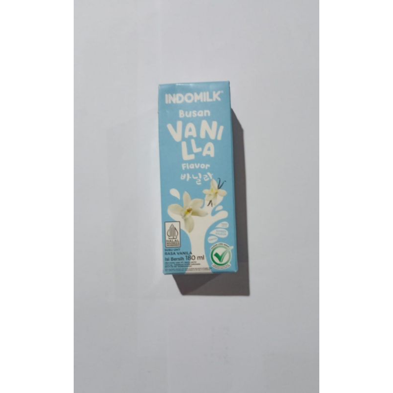 

susu kotak indomilk 180ml rasa Busan vanilla