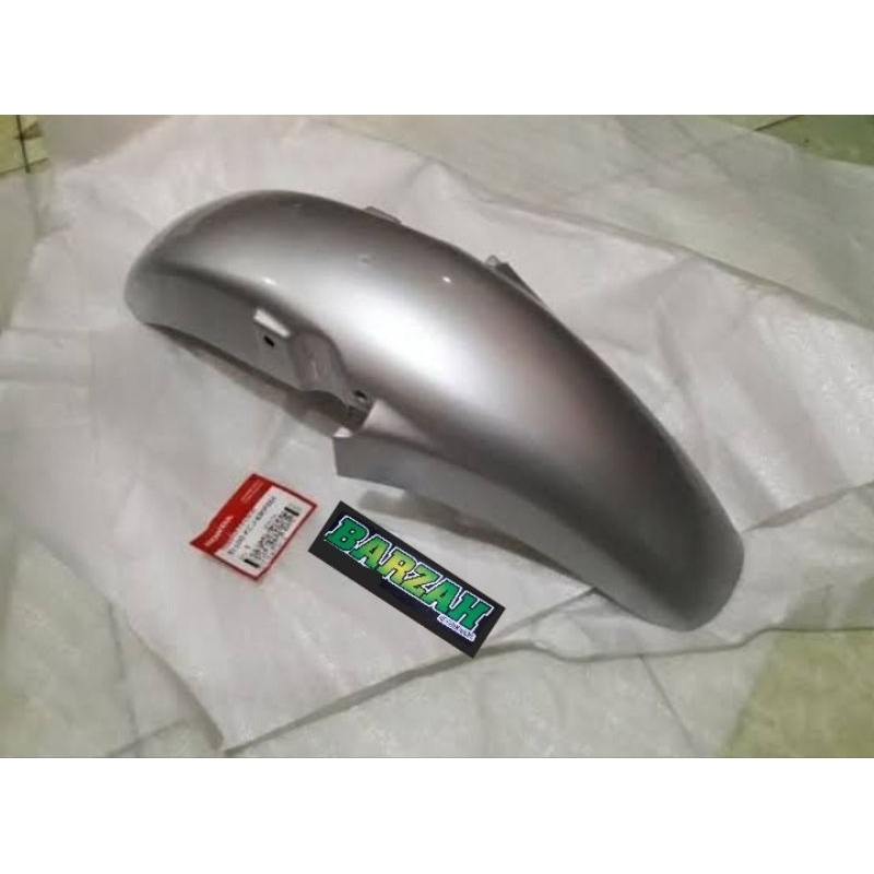 spakbor slebor depan honda tiger lawas tiger lama tiger 2000 silver  original baru AHM