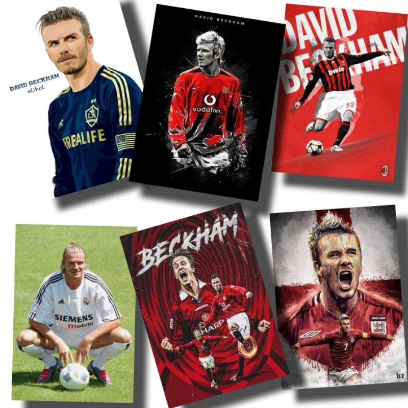 POSTER DINDING DAVID BECKHAM SIZE A3+