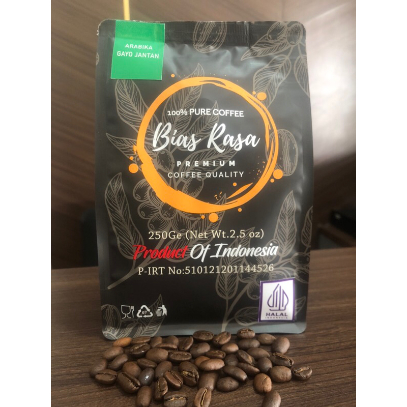 

Kopi Arabika Gayo Jantan - Bias Rasa Kemasan 250 Gram