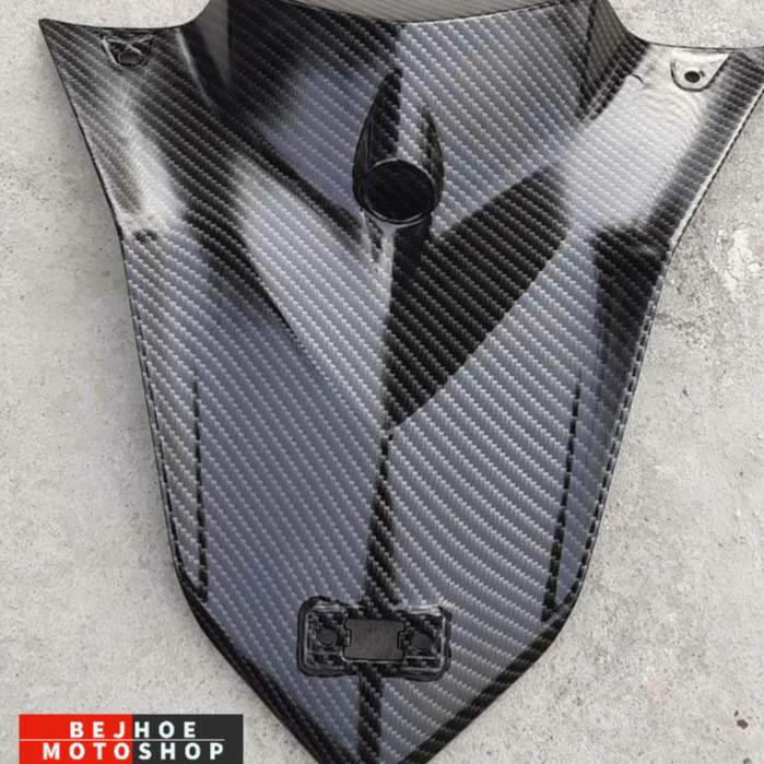 tameng cover dasi depan aerox 155 new connected carbon forged