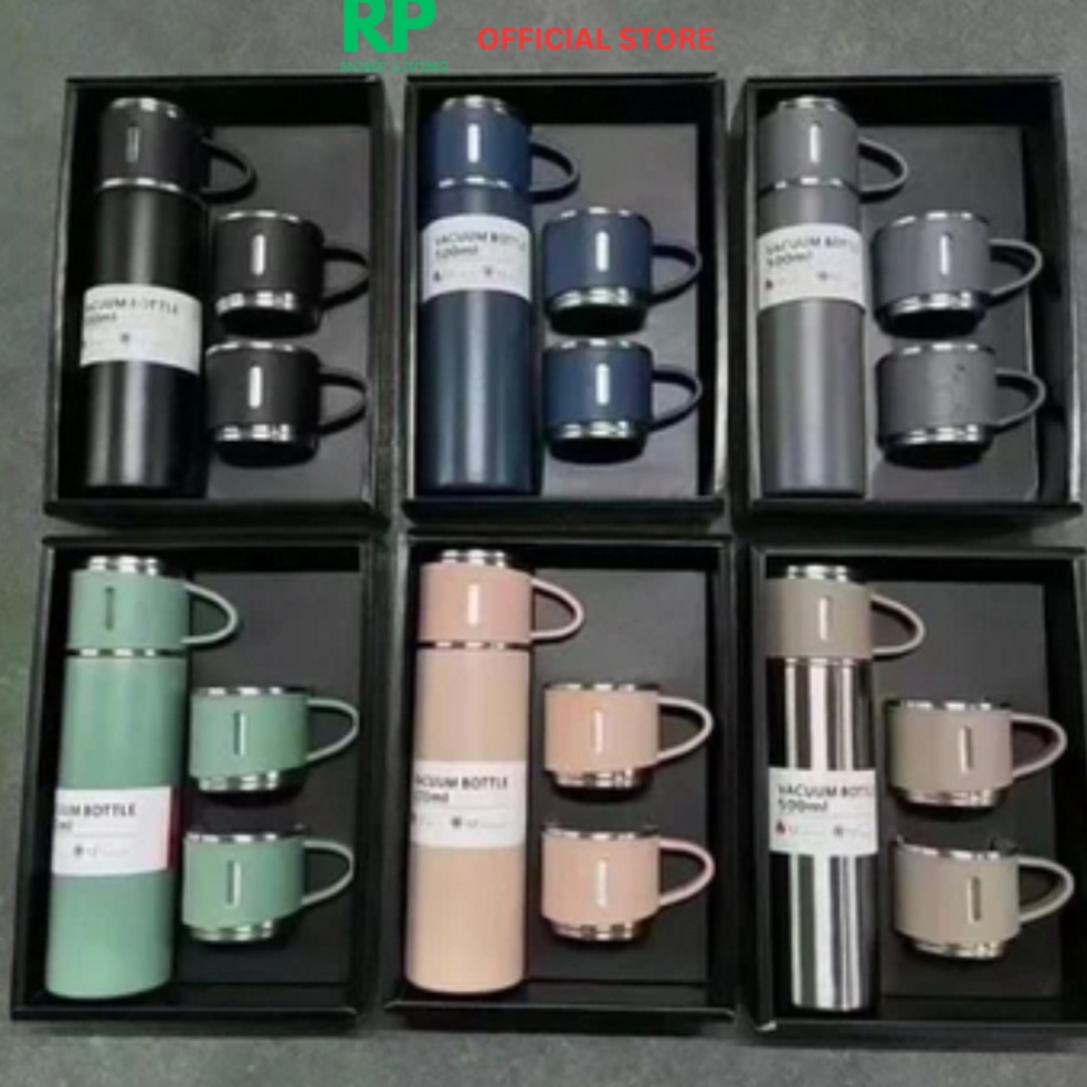 Serbuu T2 RP Home Living Termos SULTAN SET BOTOL VACUUM FLASK Travel Vacuum Set Box Gift Termos Set 