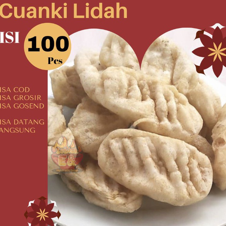 

CUANKI LIDAH 1 Pcs topingan seblak baso Aci bakso mie instan cuangki baso cuanki kerupuk seblak bisa COD ONGKIR