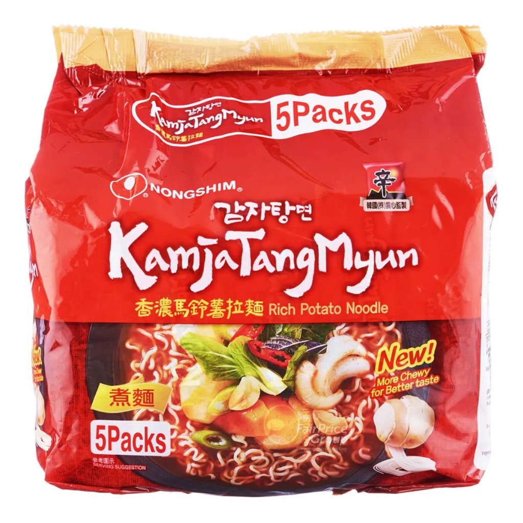 

Nongshim Instant Noodle Rich Potato 5sX120g