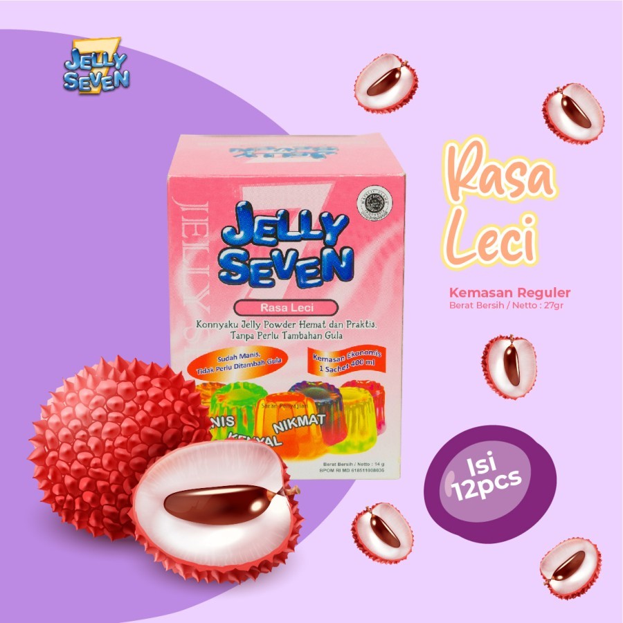 

Jelly Seven Rasa Buah - Tanpa Perisa 12Pcs Kemasan Regular