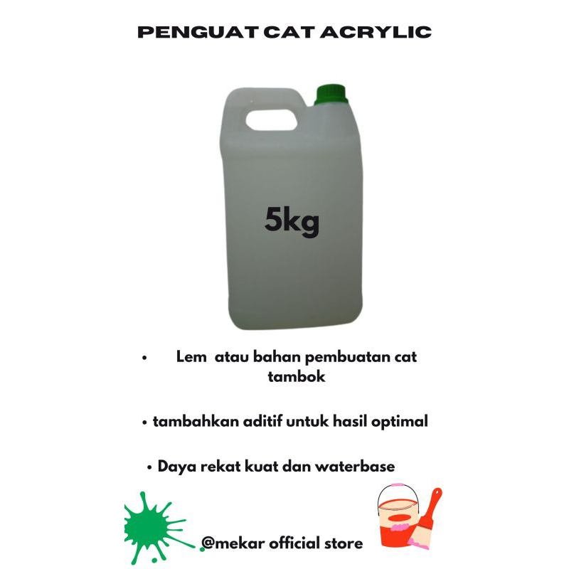 Acrylic/Lem acrilic/Akrilik/Acrilic/Bahan Dasar Cat Tembok