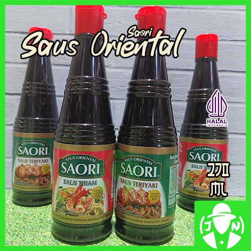 

SAORI Saus Oriental 270 ML Saos TIRAM Saus TERIYAKI 270 ML HALAL