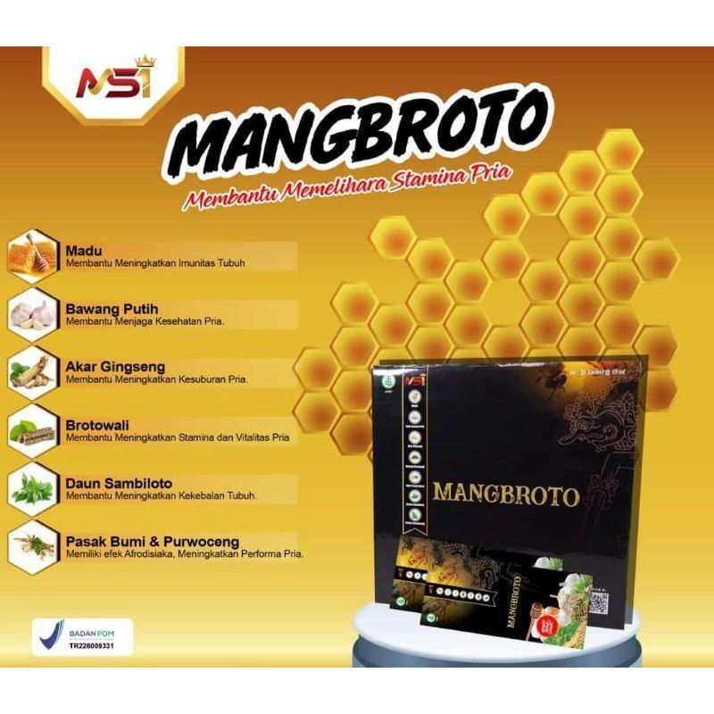 

MANGBROTO/MINUMAN KESEHATAN PRIA