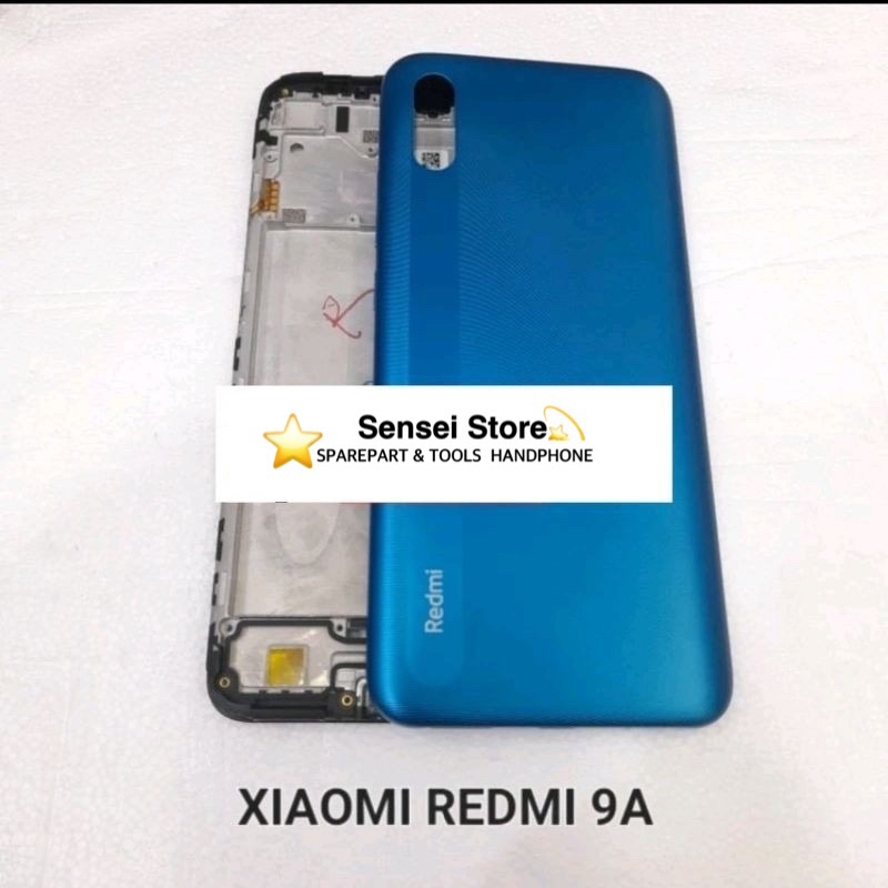 HOUSING CASING KESING FULLSET FRAME + BACKDOOR XIAOMI REDMI 9A