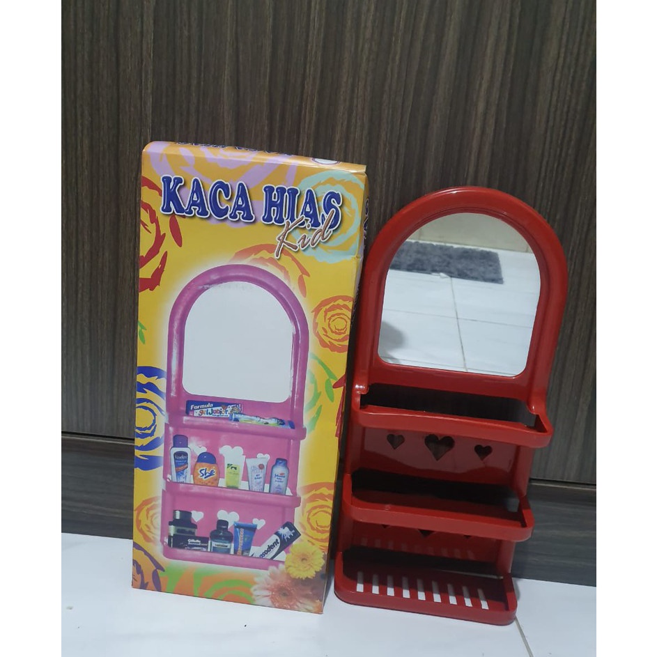 Terlaku Kaca Rias Plastik Gantung Set untuk Kamar Mandi Rumah Kamar