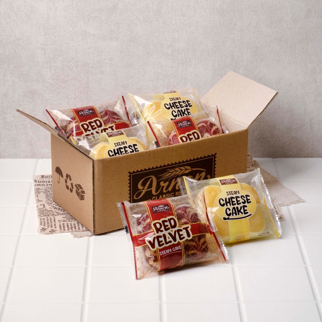 

Arnon Steam Cake Paket Mix Isi 6 pcs