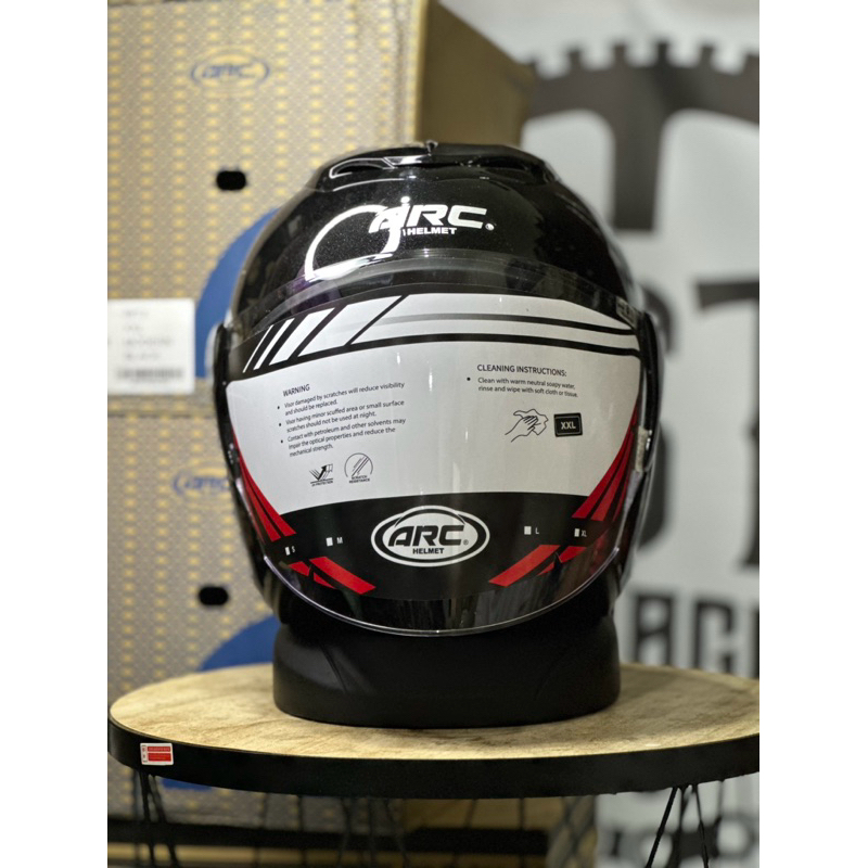 Helm ARC RITZ MODERN BLACK ORIGINAL MALAYSIA