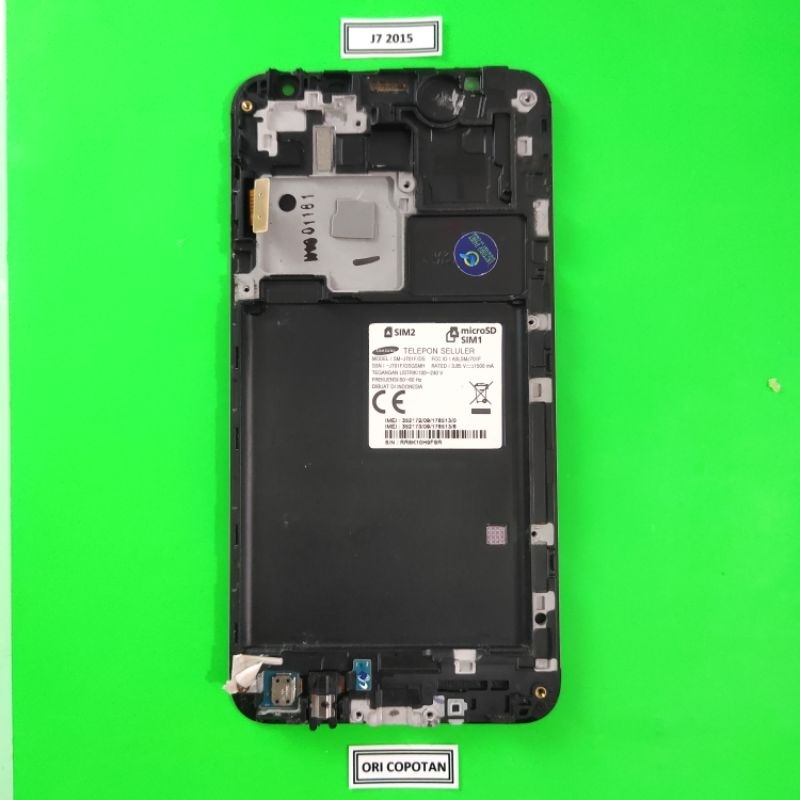 FRAME PAPAN LCD SAMSUNG J7 2015 ORIGINAL COPOTAN