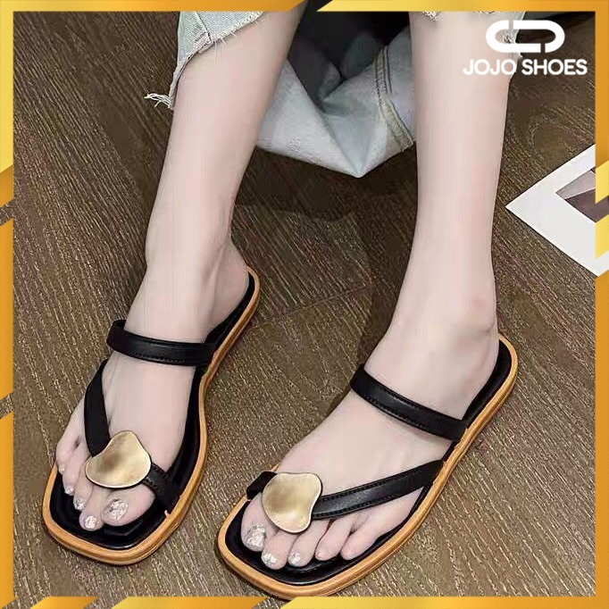 [JOJO SHOES] Sendal Jepit Wanita Terbaru Sendal Flat Import Teplek Model Kekinian 868-36-41