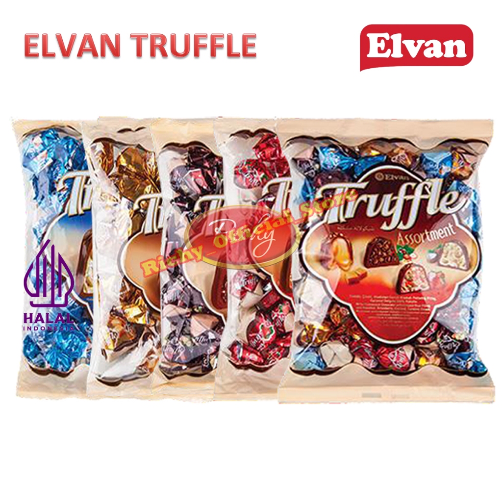 

ELVAN TRUFFLE COKELAT 400gr Isi 25 pcs