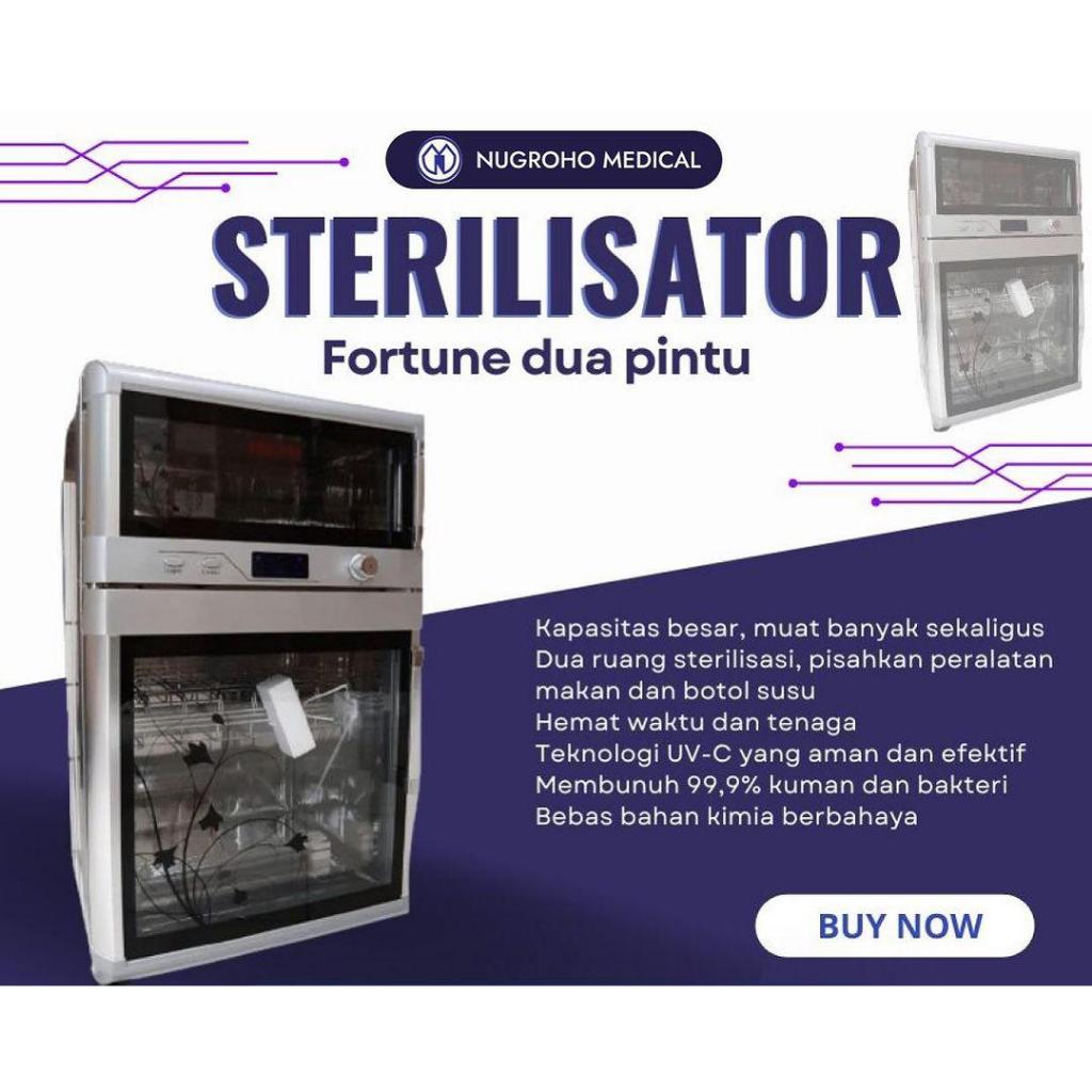 sterilisator dryer sterilizer 2 pintu fortune/Sterilisator Kering 2 pintu Fortune ZTP78E Original / 