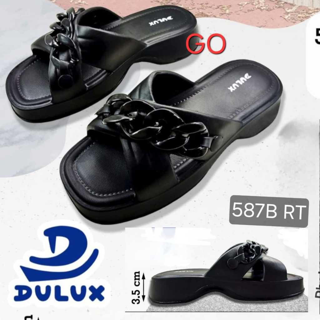 Gof DULUX 603B-1 & DULUX 587B RT SLOP sandal cewek perempuan dewasa viral 2024 36-40