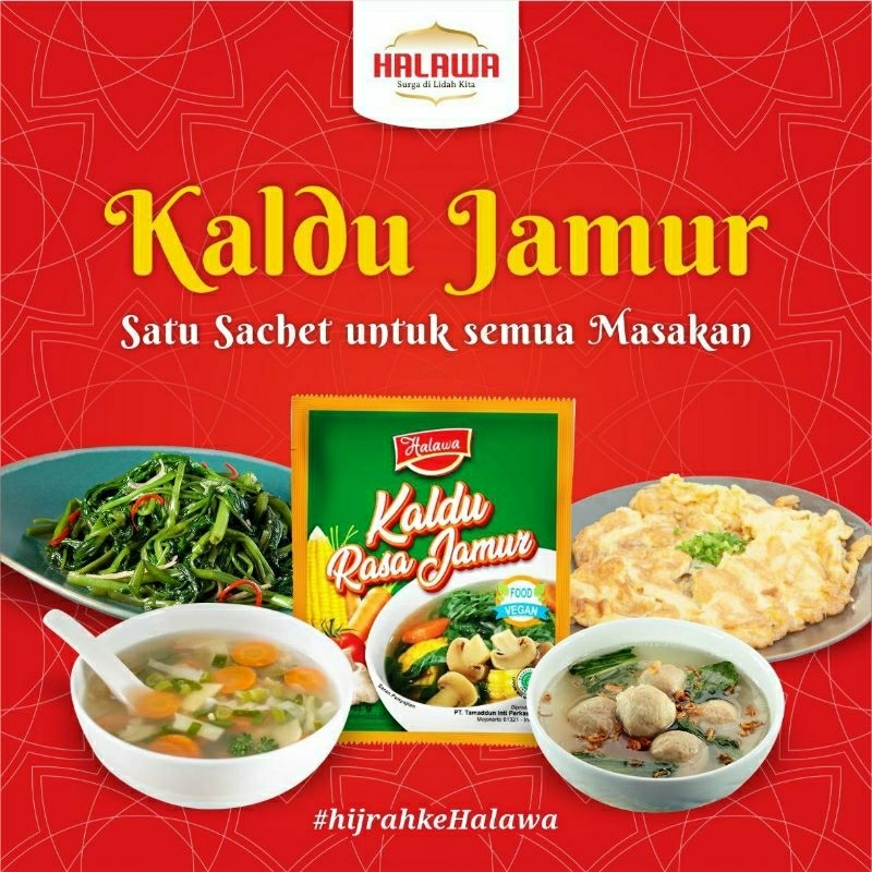 

Halawa Kaldu Jamur 12gr Sachet