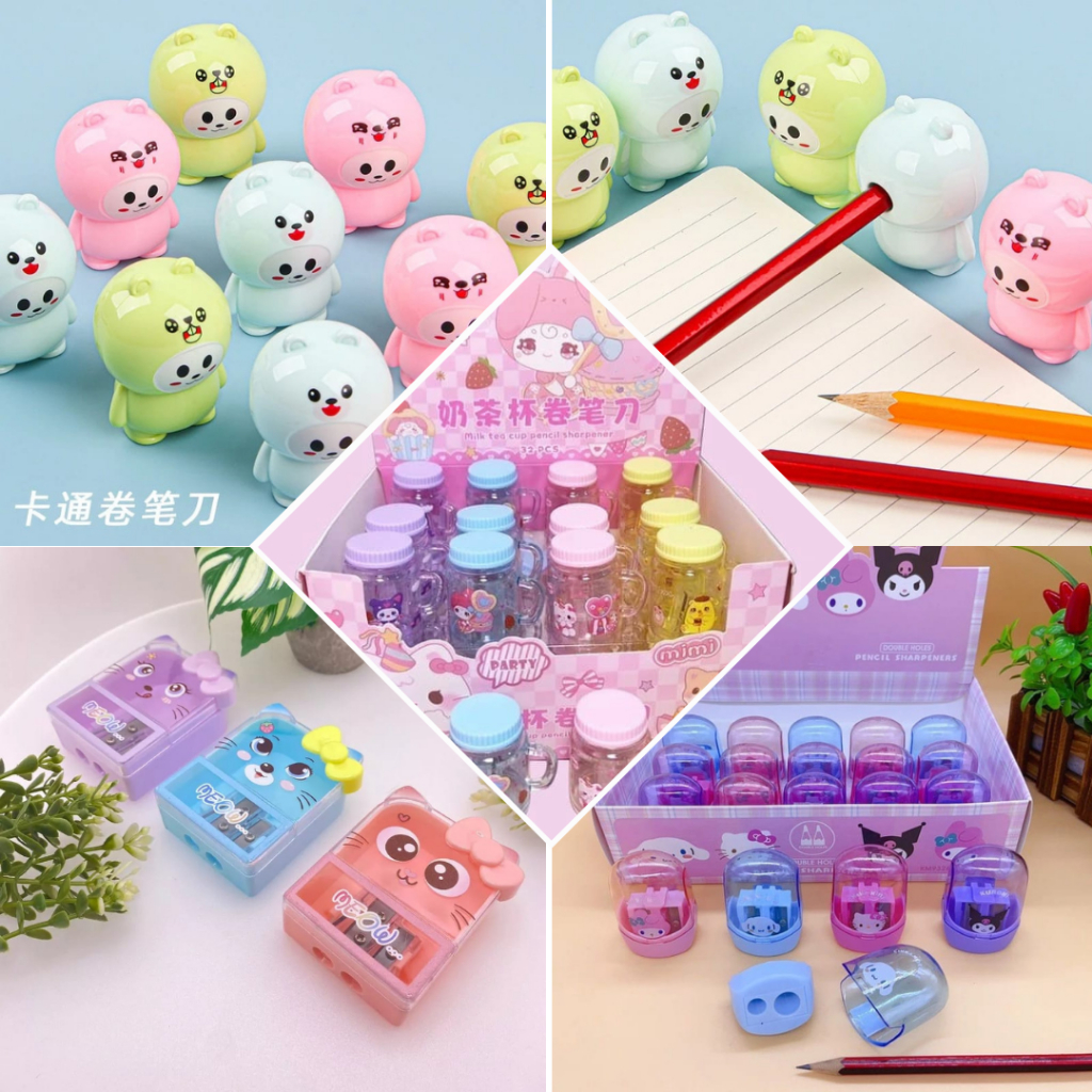 

Pencil Sharpener / Rautan Pensil Lucu/ Serutan Pensil / Peruncing Pensil - ATK