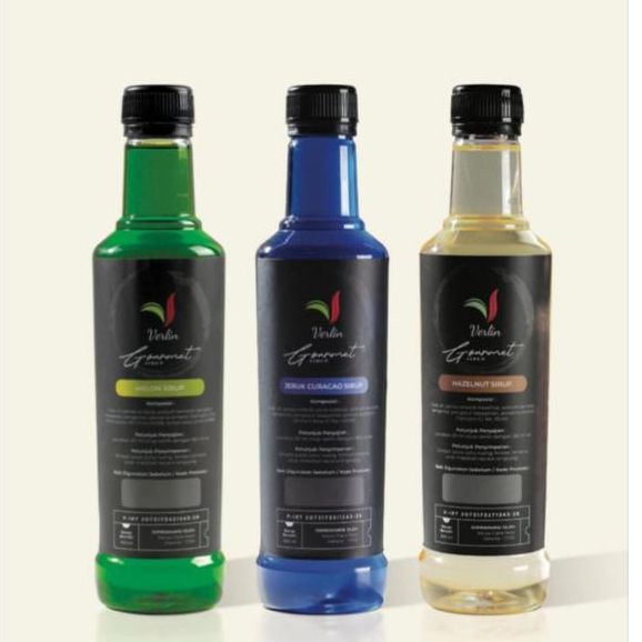 

VERLIN Gourmet Sirup Minuman aroma perasa caramel vanila hazelnut tiramisu pandan mint butterscotch 350ml karamel