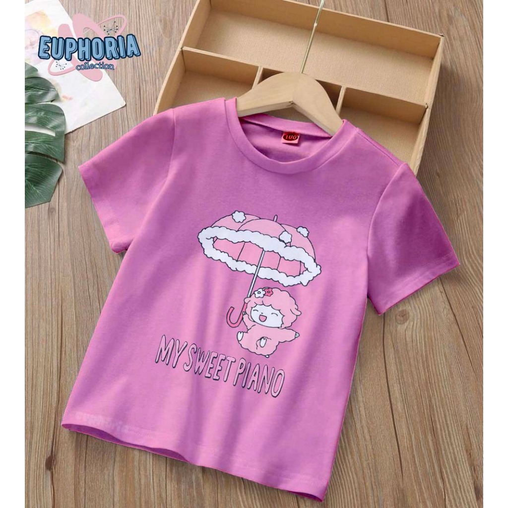 Baju Kaos Anak My Sweet Piano Bahan Premium