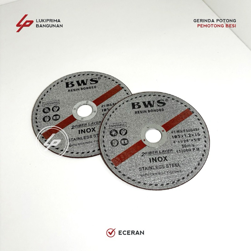 BWS ECERAN GERINDA POTONG | MATA GERINDA POTONG BESI | RESIBON POTONG