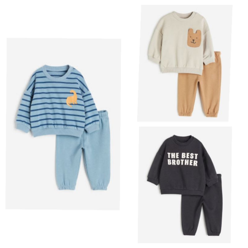 H&M Setelan Sweater + Jogger Anak Laki-laki
