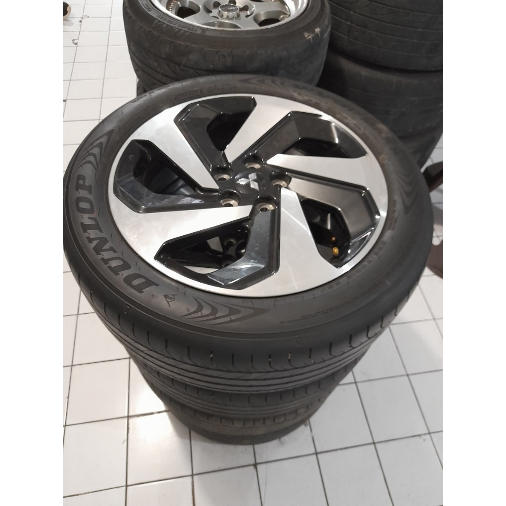 Velg mobil bekas copotan x force ring 18 lubang 5x114 + ban 225 50 R18