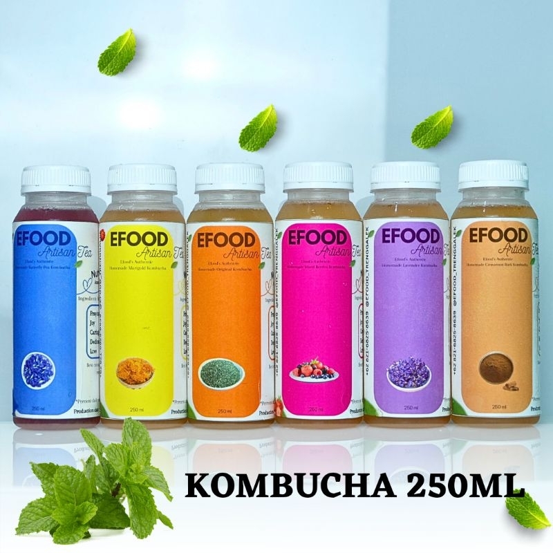

Kombucha Siap Minum 250ml | Artisan Tea | by EFOOD