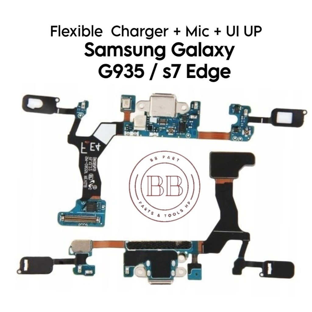 Flexible Konektor PCB Charger Mic + UI UP Samsung Galaxy S7 Edge / G935 / SM-G935F / SM-G935FD / SM-