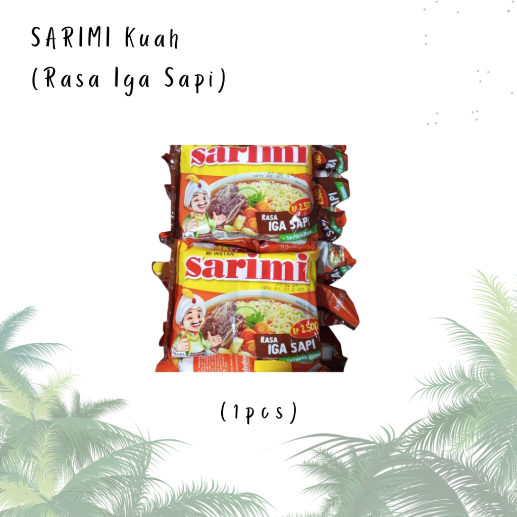 

MIE INSTAN KUAH SARIMI RASA IGA SAPI (ECER)