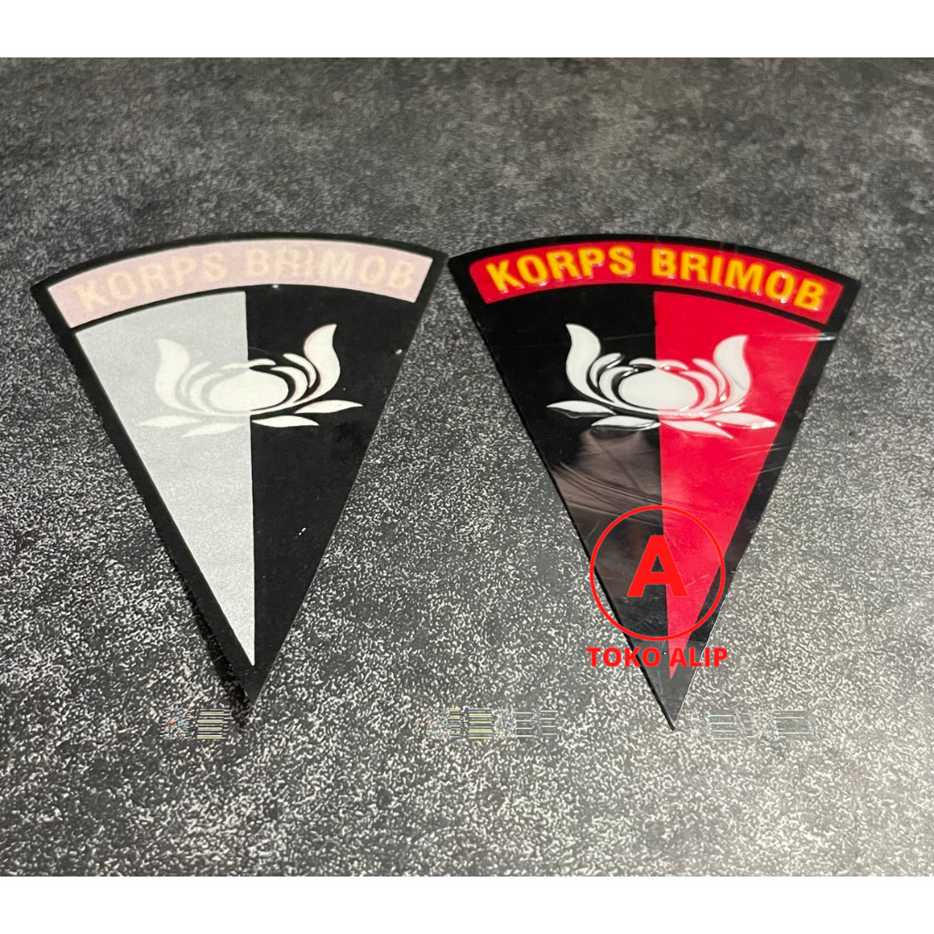 Stiker Brimob (Tempel Dalam) | Sticker BRIMOB | Stiker Mobil