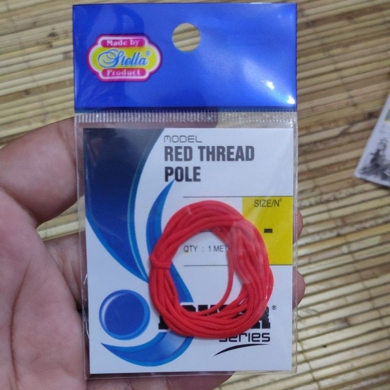 Tali pita ujung tegek kevlar ujung tegek red thread pole tali pita ujung tegek stella