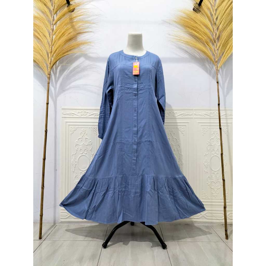 gamis rayon twill gamis midi twill premium