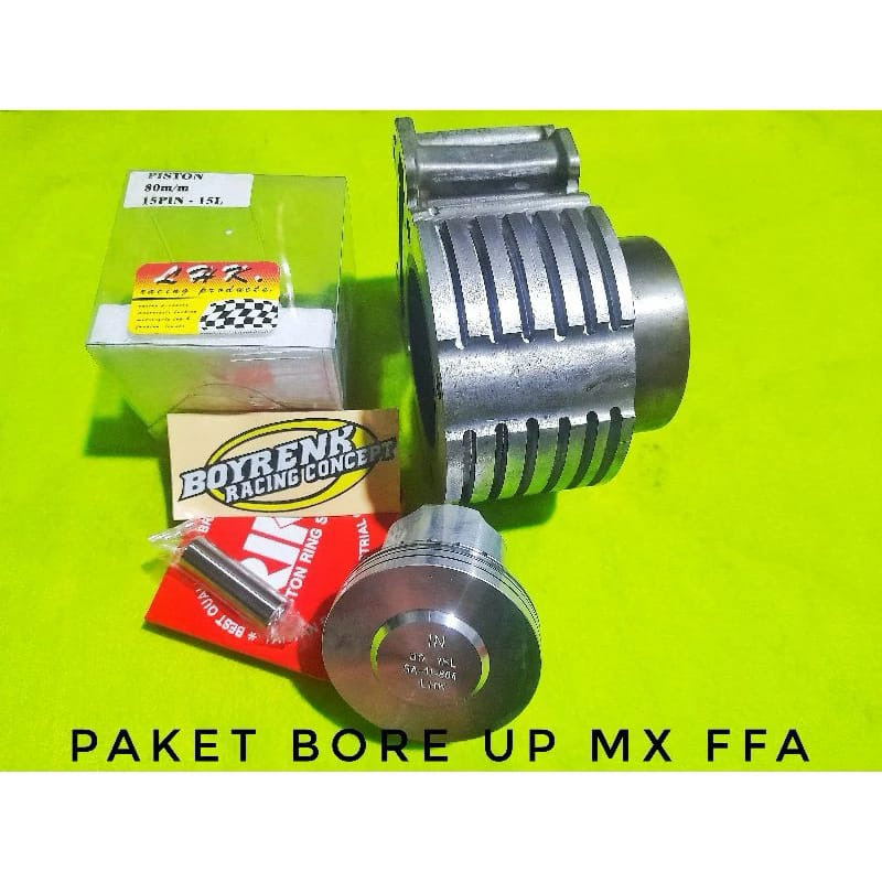 PAKET BORE UP BLOK JUPITER MX BILLET FFA BORING 85 -BOYRENK RACING CONCEPT