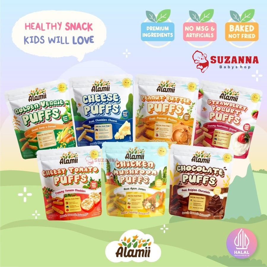 Alamii Snack Puffs - Snack Anak / Cemilan