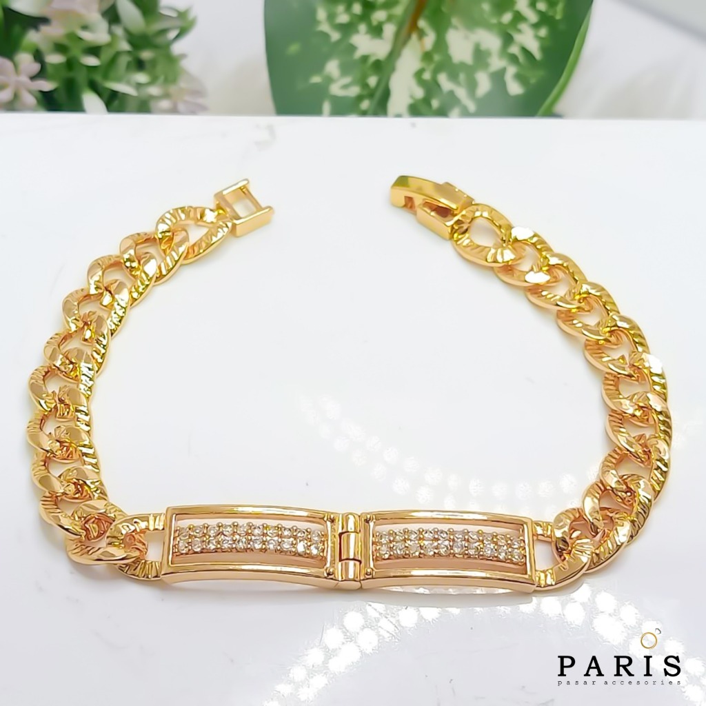 Gelang Rantai Perhiasan Wanita Dewasa Dan Remaja Lapis Emas GR.11