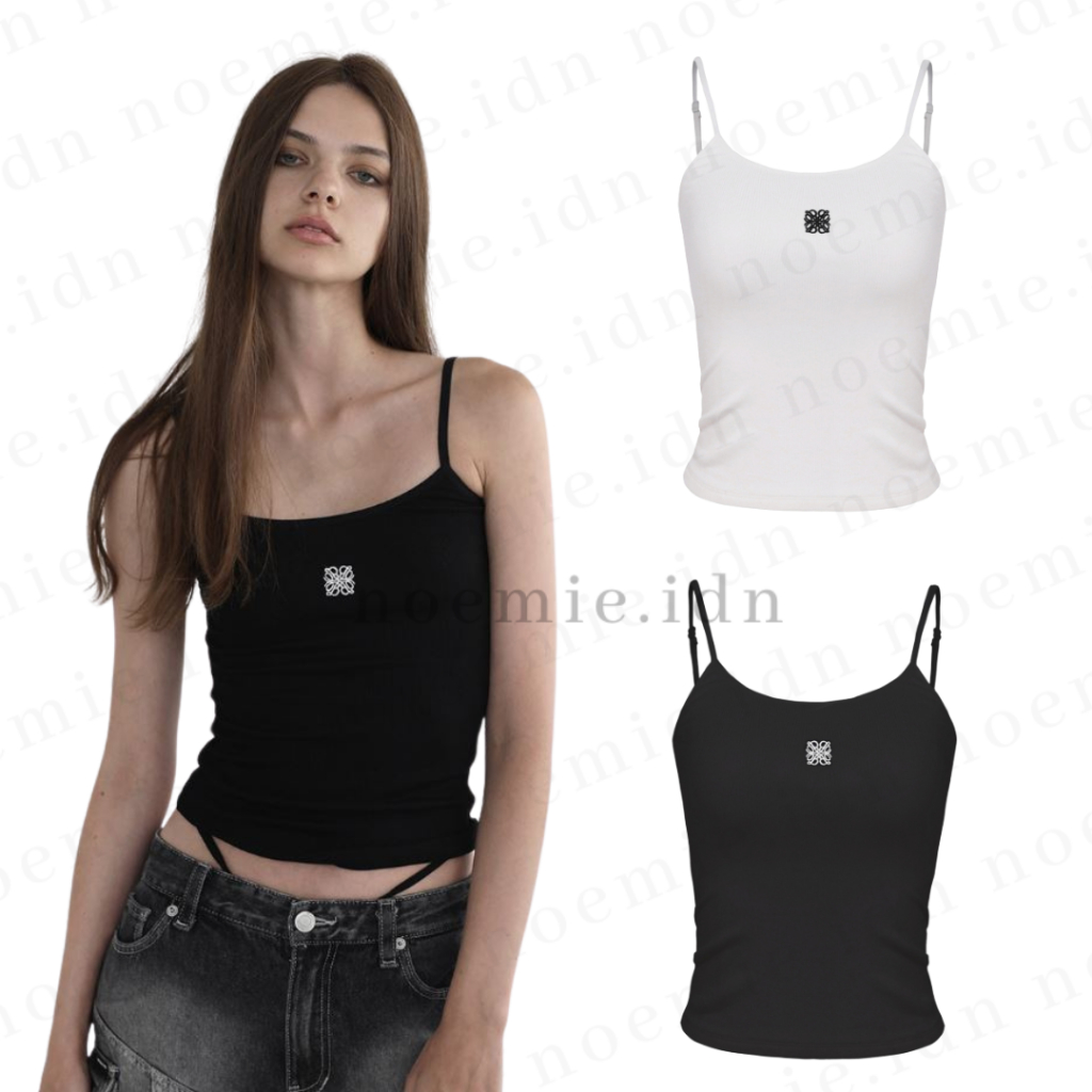 Badblood fleur logo string tank