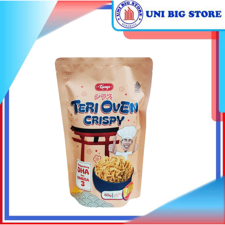 

Kuangs Teri Krispi Oven Shirasu Jepang 60 gram - Snack Anak - MPASI Anak