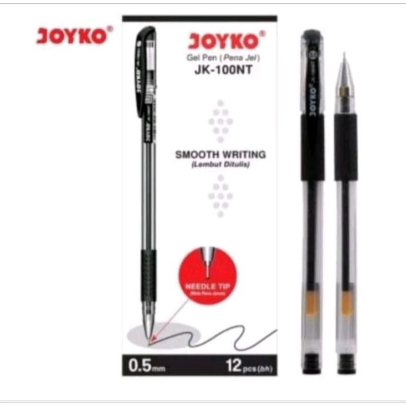 

Joyko JK-100NT Gel Pen(pena jel) 1 pak 12 pcs