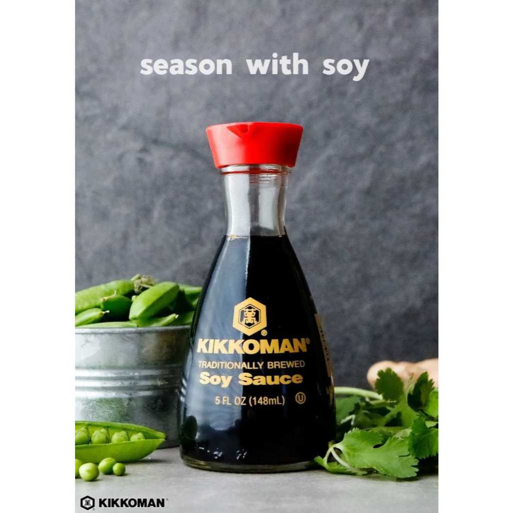 

Kikkoman Soy Sauce Kecap Asin Khas Jepang Halal Dispenser Botol 150 ML