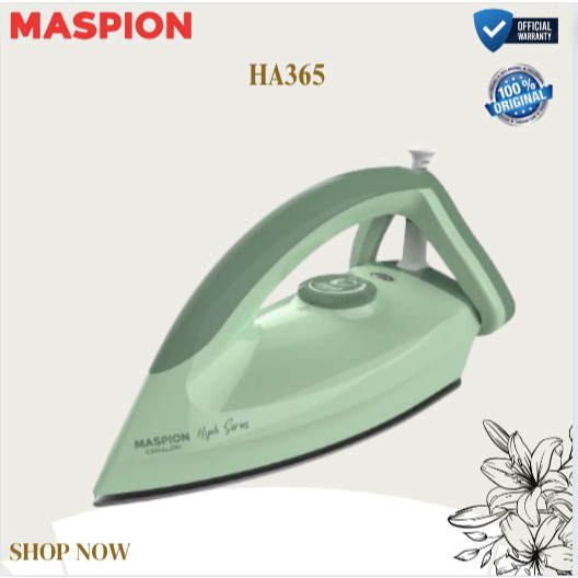 MASPION SETRIKA HA-365/HA365/HA365/HA 365/HA-365/HA 365 Hijab Series Setrika