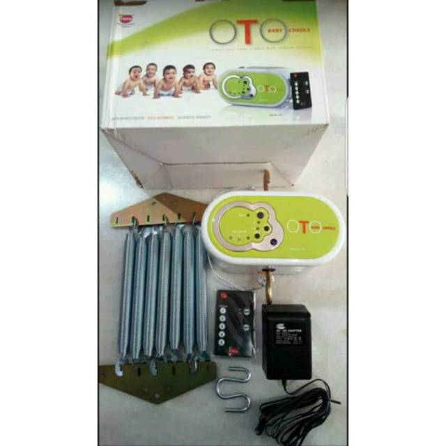 Ayunan Listrik OTO Remote Control + Musik + Timer / Ayunan Bayi Elektrik
